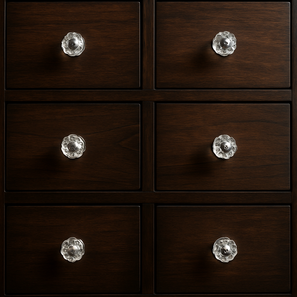 knobs for dresser drawers Buy Hobery Glass Knob Blue Online main image 1