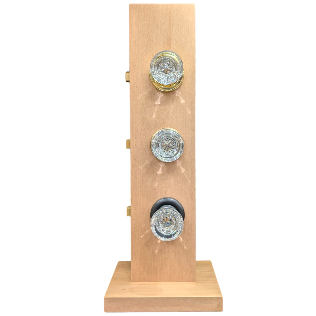 Magnifique Doorknob Display Crystal Clear Round