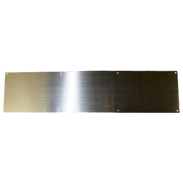 ##Antique Hardware## 8 Inch x 34 Inch Stainless Steel Kick Plate (Satin Nickel Finish)