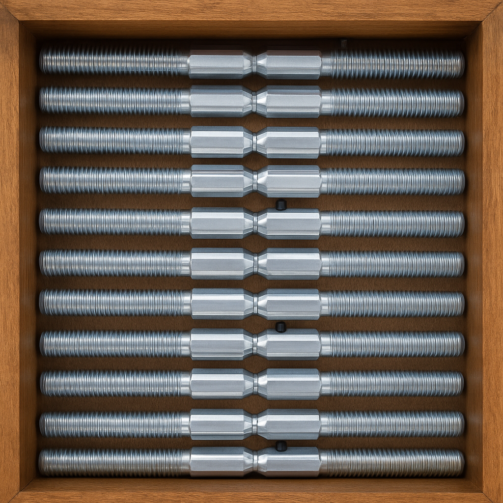 SPARE SPINDLES & SET SCREWS