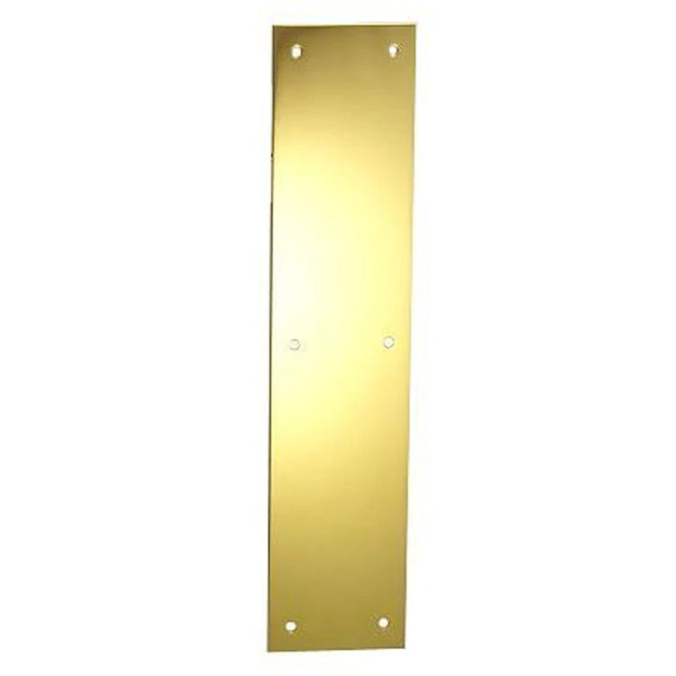 ##Antique Hardware## 12 Inch Solid Brass Push Plate