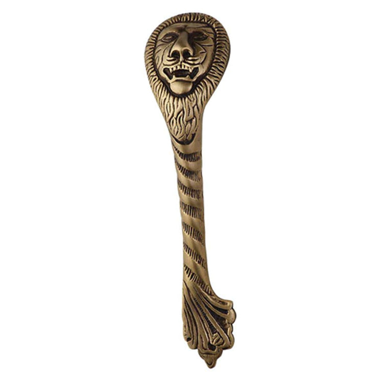 ##Antique Hardware## 10 Inch Ornate Lion's Head Door Pull