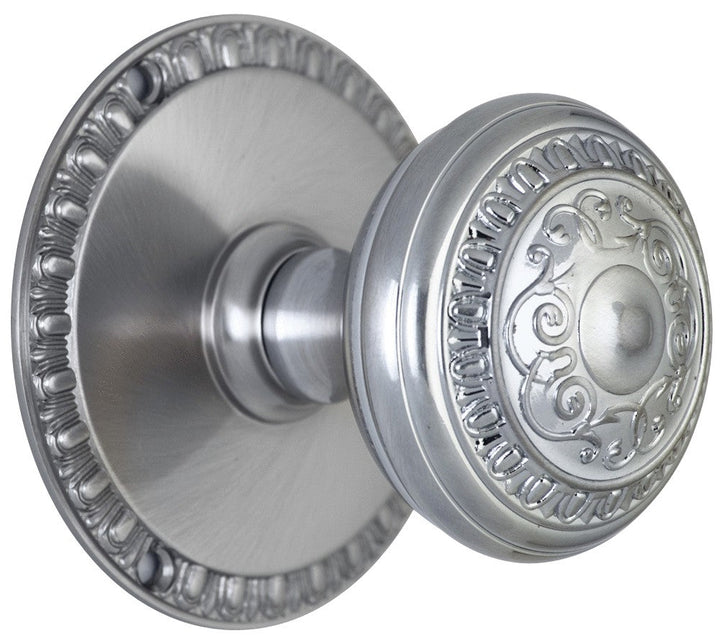 Egg & Dart Rosette Door Set with Egg & Dart Door Knobs (Several Finishes Available)