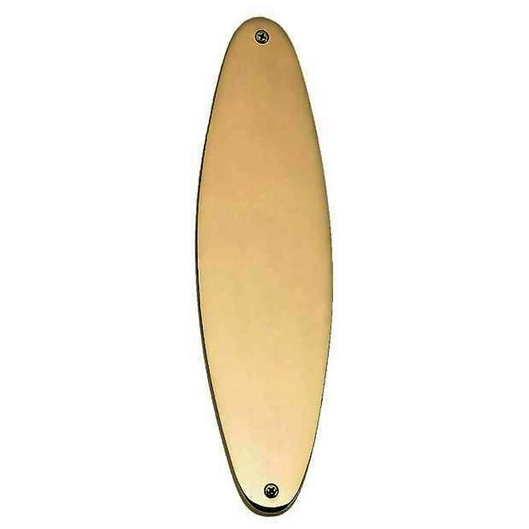 ##Antique Hardware## 11 Inch Solid Brass Traditional Oval Push Plate (Several Finishes Available)