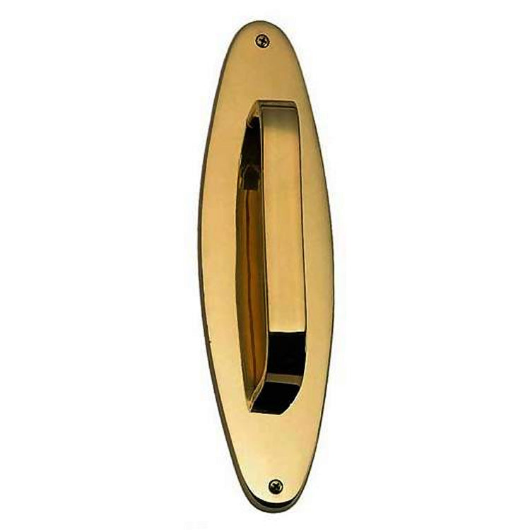 ##Antique Hardware## 11 Inch Traditional Oval Door Pull & Plate