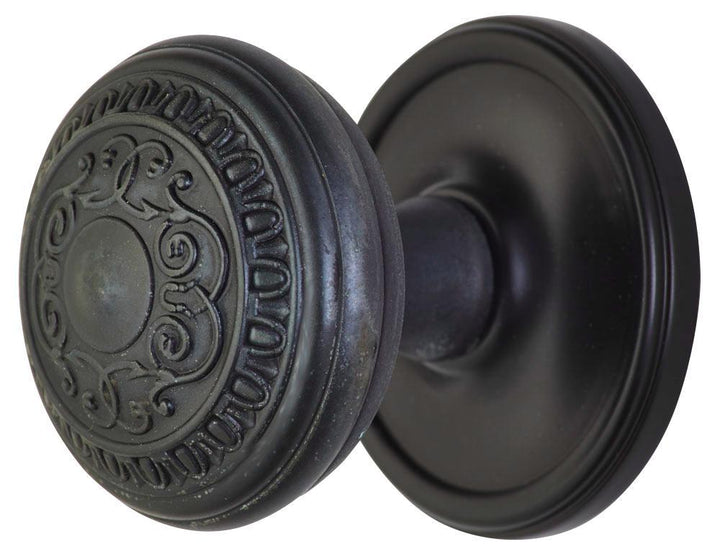 ##Antique Hardware## Traditional Rosette Door Set with Egg & Dart Door Knobs (Several Finishes Available)