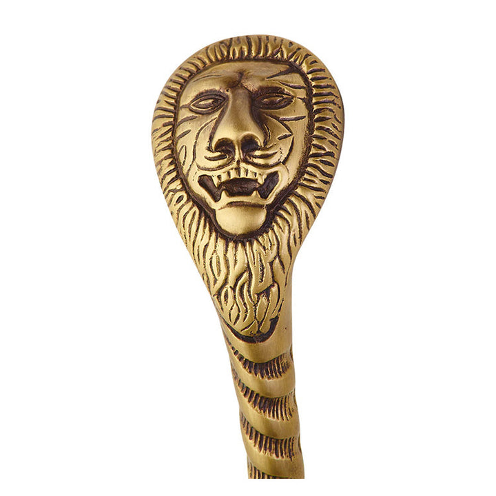 ##Antique Hardware## 10 Inch Ornate Lion's Head Door Pull