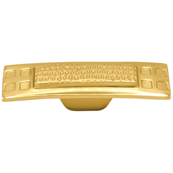 2 1/2 Inch Solid Brass Elongated Arts & Crafts Cabinet Knob (Several Finishes Available)