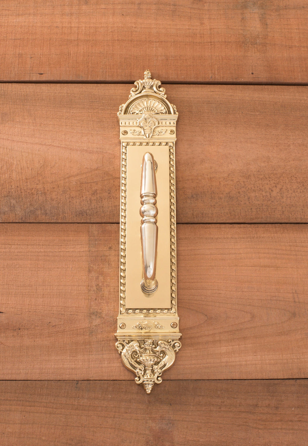 ##Antique Hardware## Solid Brass L'Enfant 16 1/2 Inch Pull Plate (Several Finishes Available)