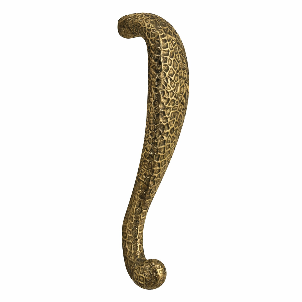 8 1/4 Inch Solid Brass Arts & Crafts Style Door Pull (Several Finishes Available)