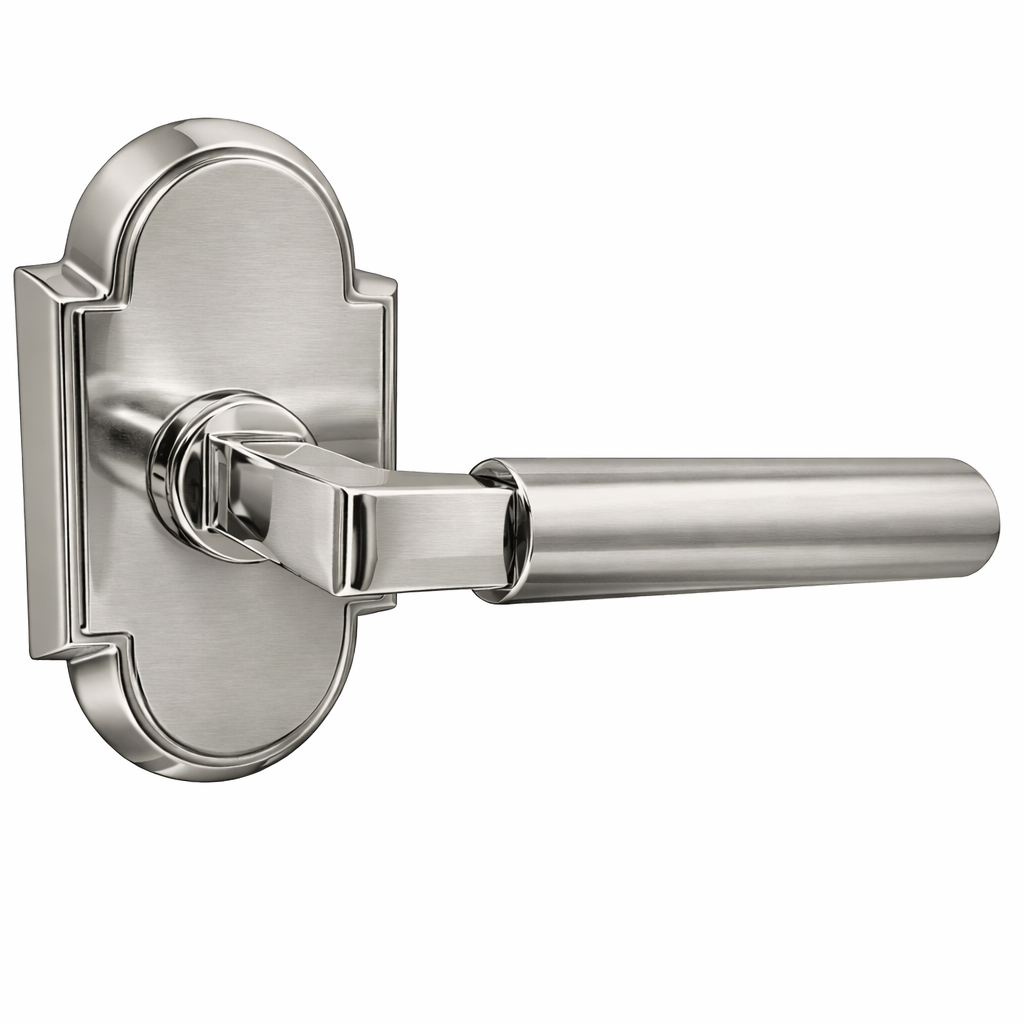 Magnifique® Arched Door Set with Modern Smooth Lever (Several Finishes Available)