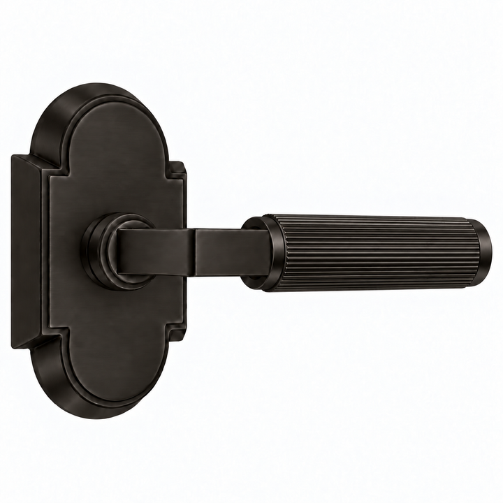 Magnifique® Arched Door Set with Modern Reed Lever (Several Finishes Available)