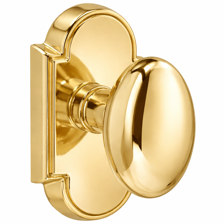 Magnifique® Arched Door Set with Brass Egg Knobs (Several Finishes Available)