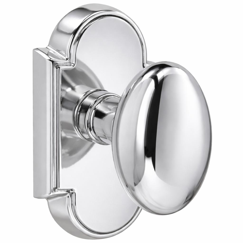 Magnifique® Arched Door Set with Brass Egg Knobs (Several Finishes Available)