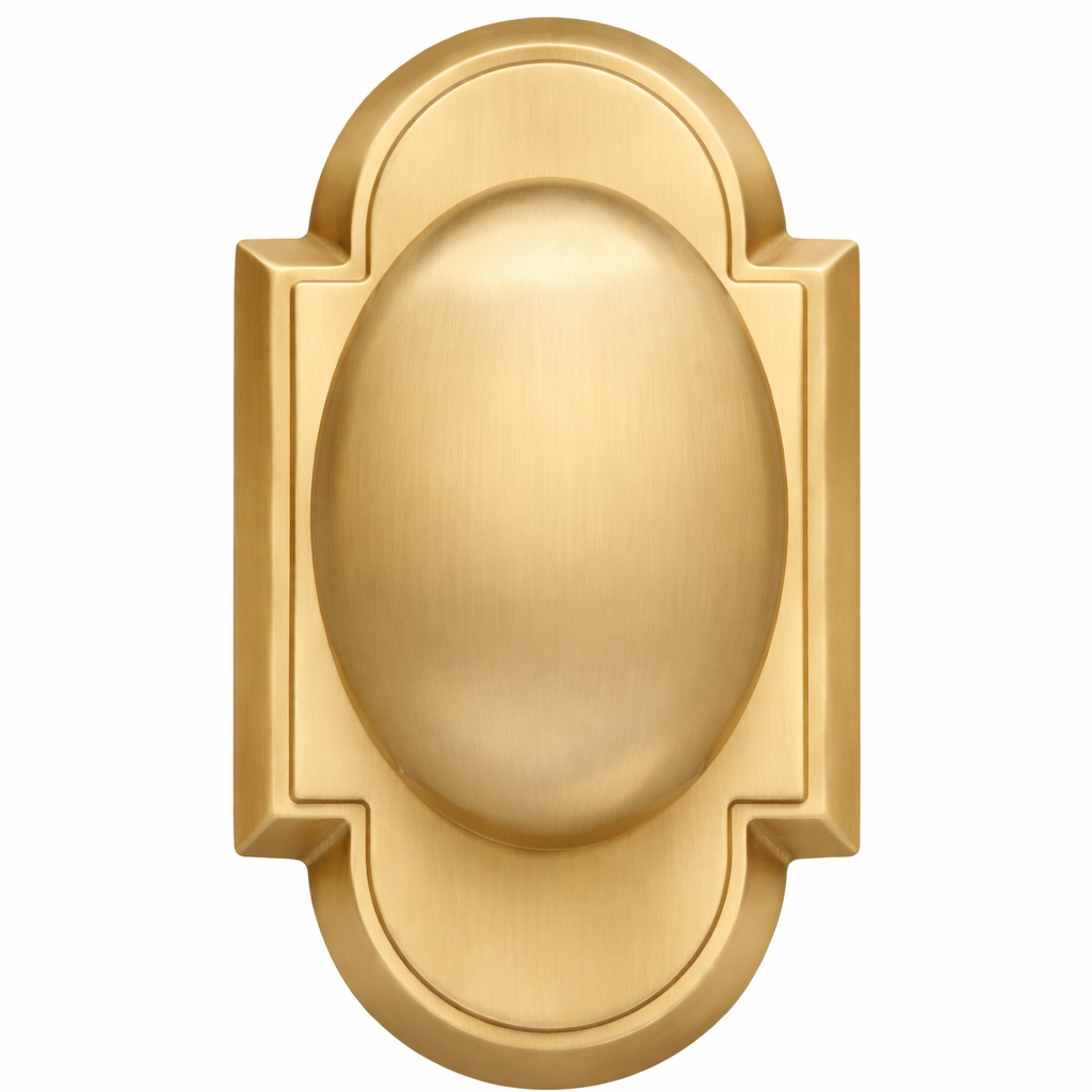 Magnifique® Arched Door Set with Brass Egg Knobs (Several Finishes Available)