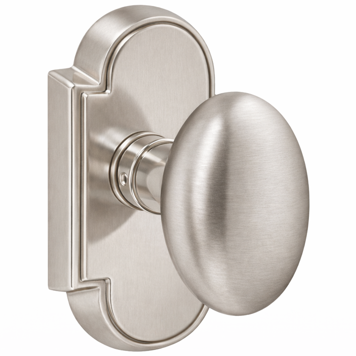 Magnifique® Arched Door Set with Brass Egg Knobs (Several Finishes Available)