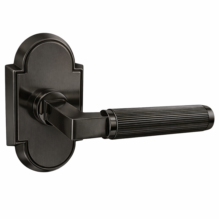 Magnifique® Arched Door Set with Modern Reed Lever (Several Finishes Available)