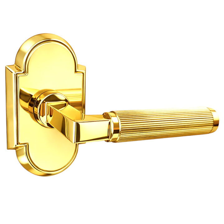 Magnifique® Arched Door Set with Modern Reed Lever (Several Finishes Available)