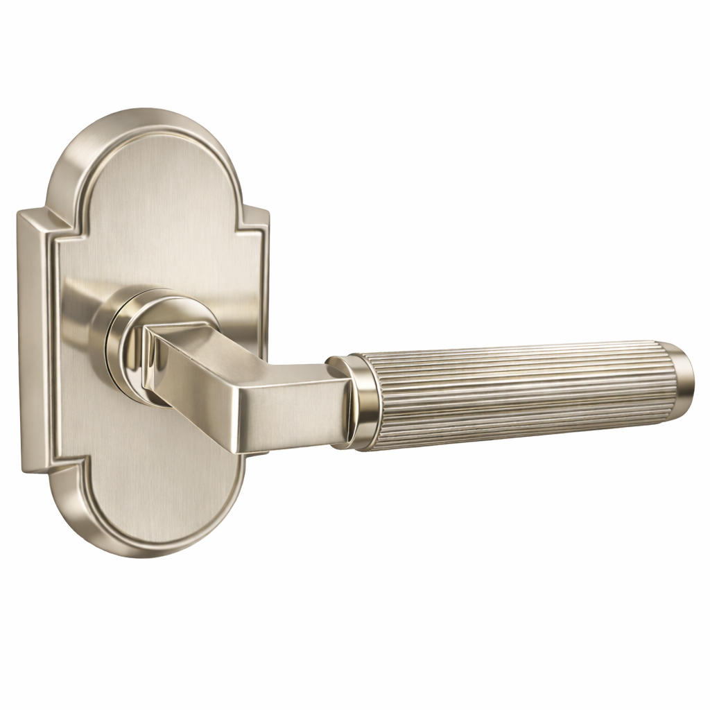 Magnifique® Arched Door Set with Modern Reed Lever (Several Finishes Available)