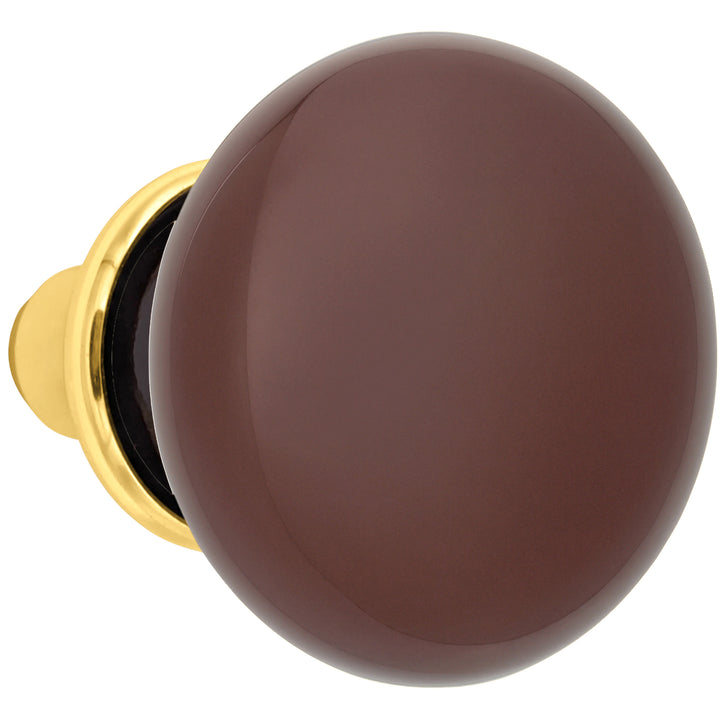 Brown Porcelain Spare Knob Set (Several Finishes Available)