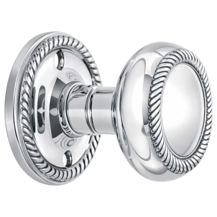 Georgian Roped Rosette Door Set with Georgian Roped Door Knobs (Several Finishes Available)