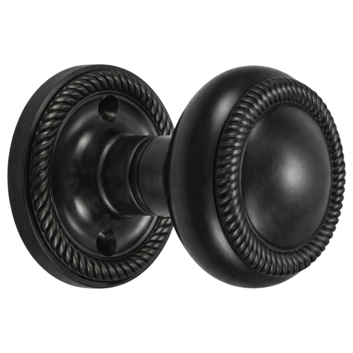 Georgian Roped Rosette Door Set with Georgian Roped Door Knobs (Several Finishes Available)