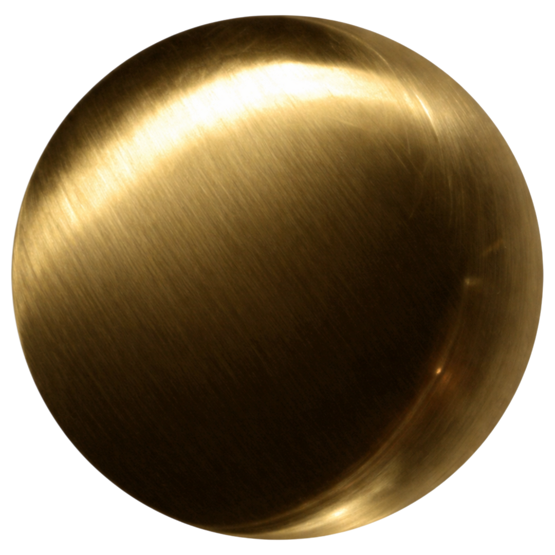 Ornate Victorian Rosette Door Set with Round Brass Door Knobs (Several Finishes Available)