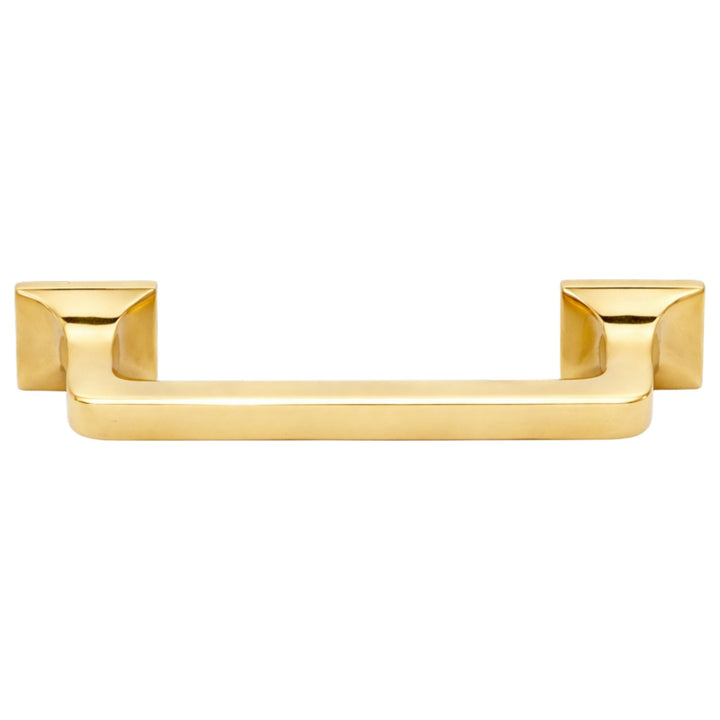 4 1/4 Inch Solid Brass Square Traditional Pull (Several Finishes Available)