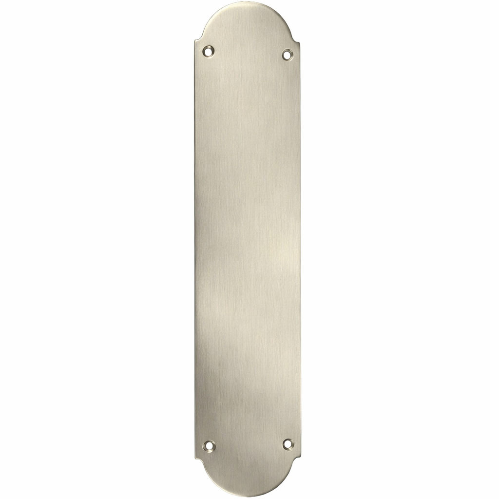 12 Inch Traditional Style Door Push Plate (Several Finishes Available)