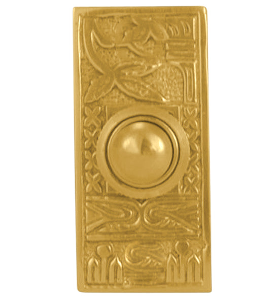 Solid Brass Broken Leaf Door Bell