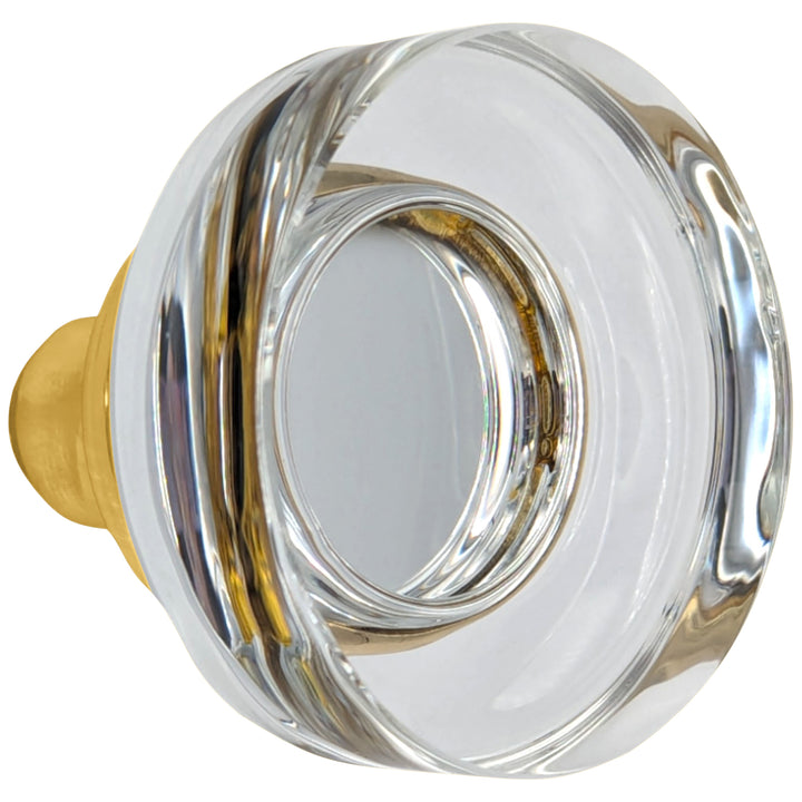 Disc Crystal Spare Door Knob Set (Several Finishes Available