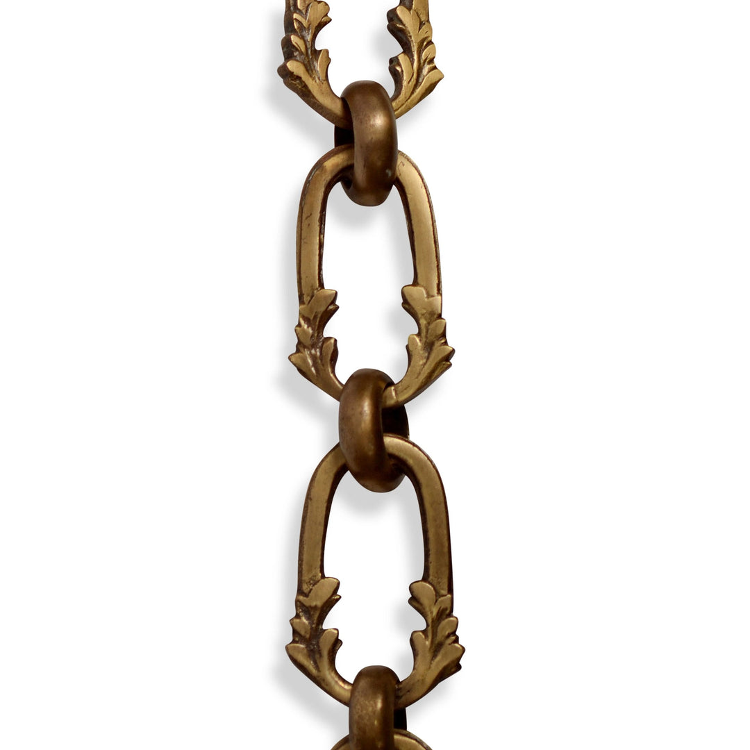 ##Antique Hardware## Solid Brass Classic Link Chain (Unlacquered Brass Finish)