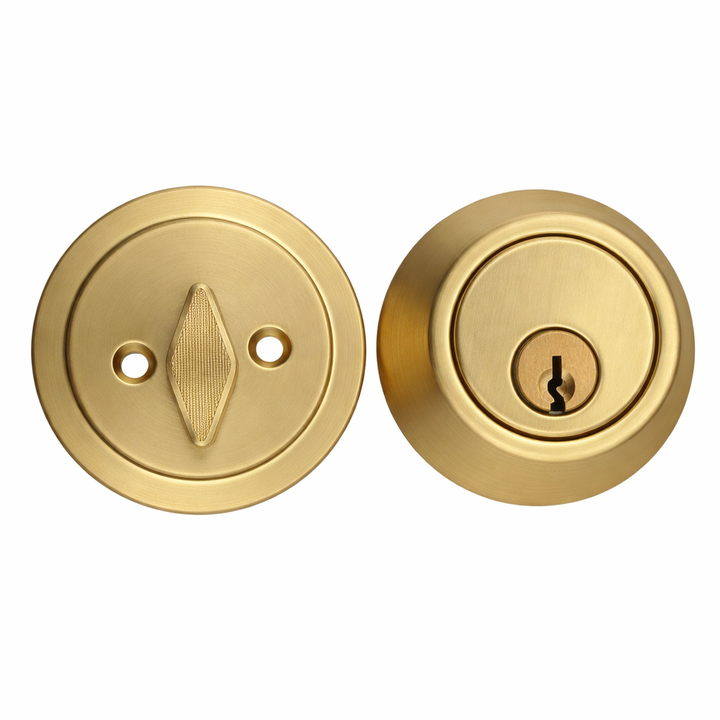 Modern Style Single Cylinder Deadbolt (Several Finishes Available)