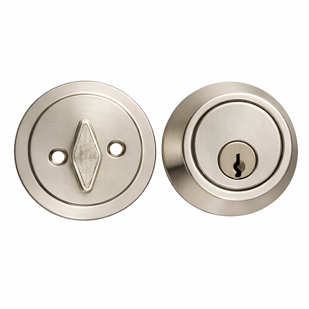 Modern Style Single Cylinder Deadbolt (Several Finishes Available)
