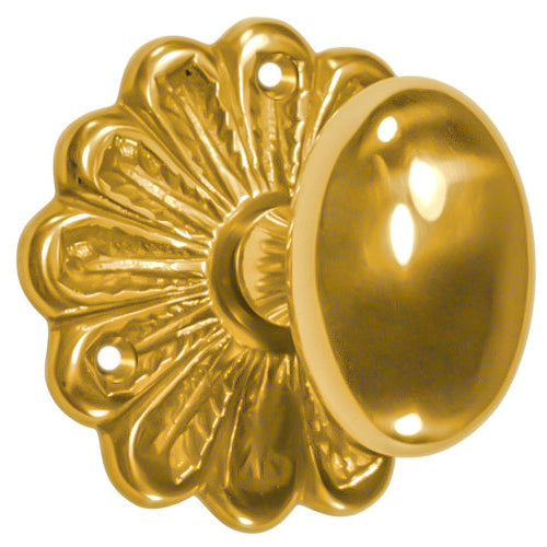Maltesia Flower Rosette Door Set with Egg Door Knobs (Several Finishes Available)