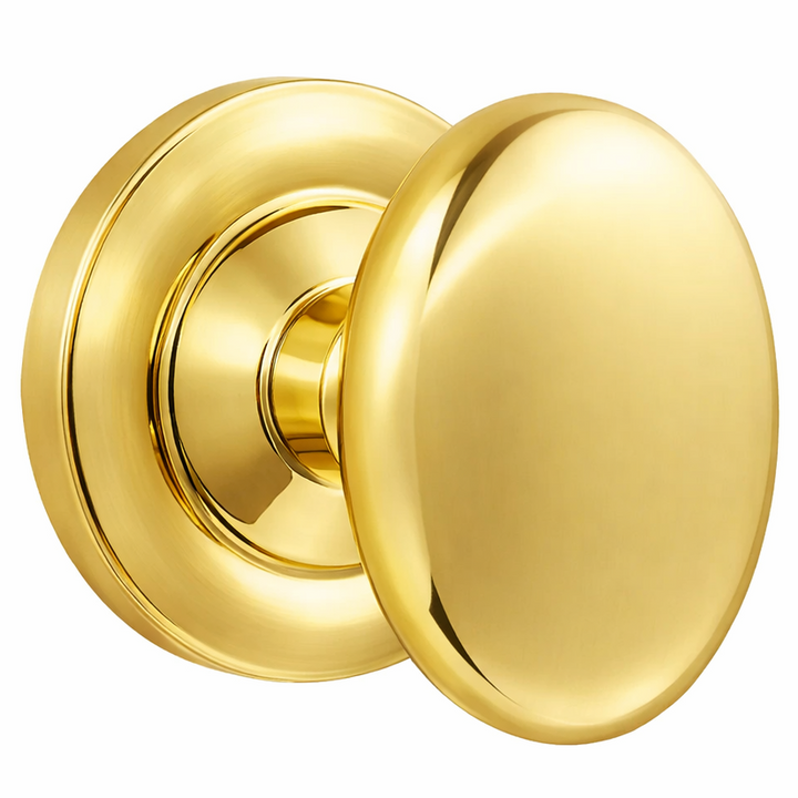 Magnifique® Classic Door Set with Brass Egg Knobs (Several Finishes Available)