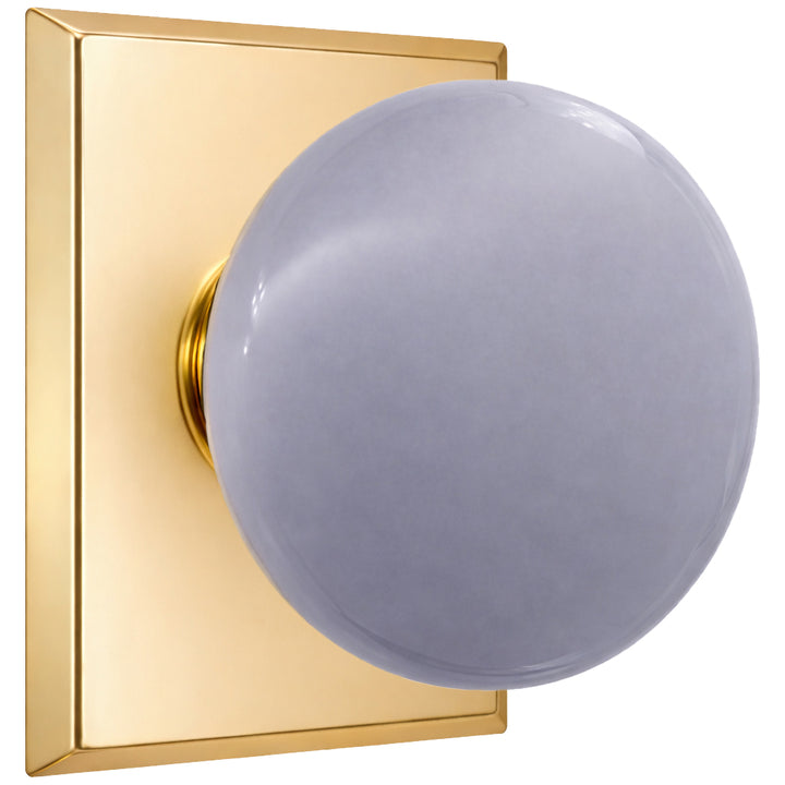 Magnifique® Rectangular Door Set with Gray Porcelain Knobs (Several Finishes Available)