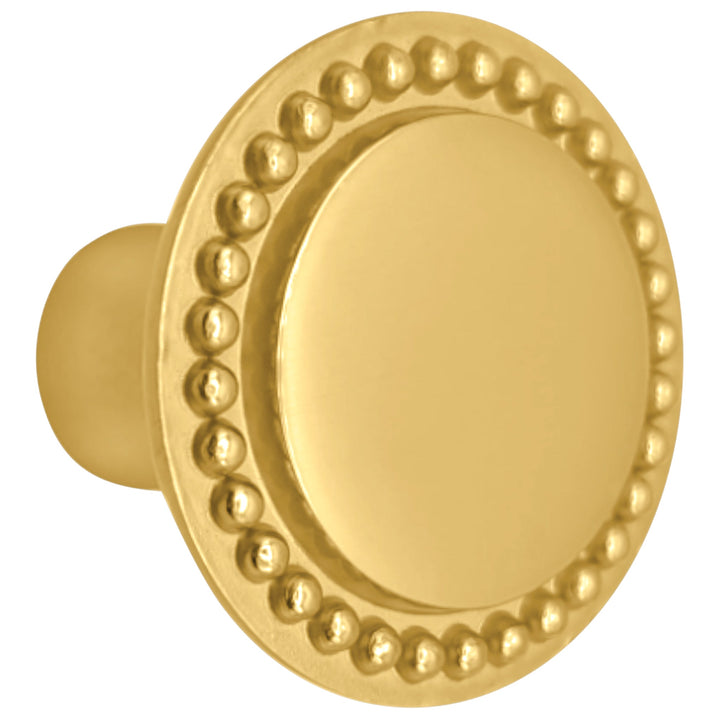 1 1/2 inch Beaded Signature Cabinet Knob (Several Finishes Available)