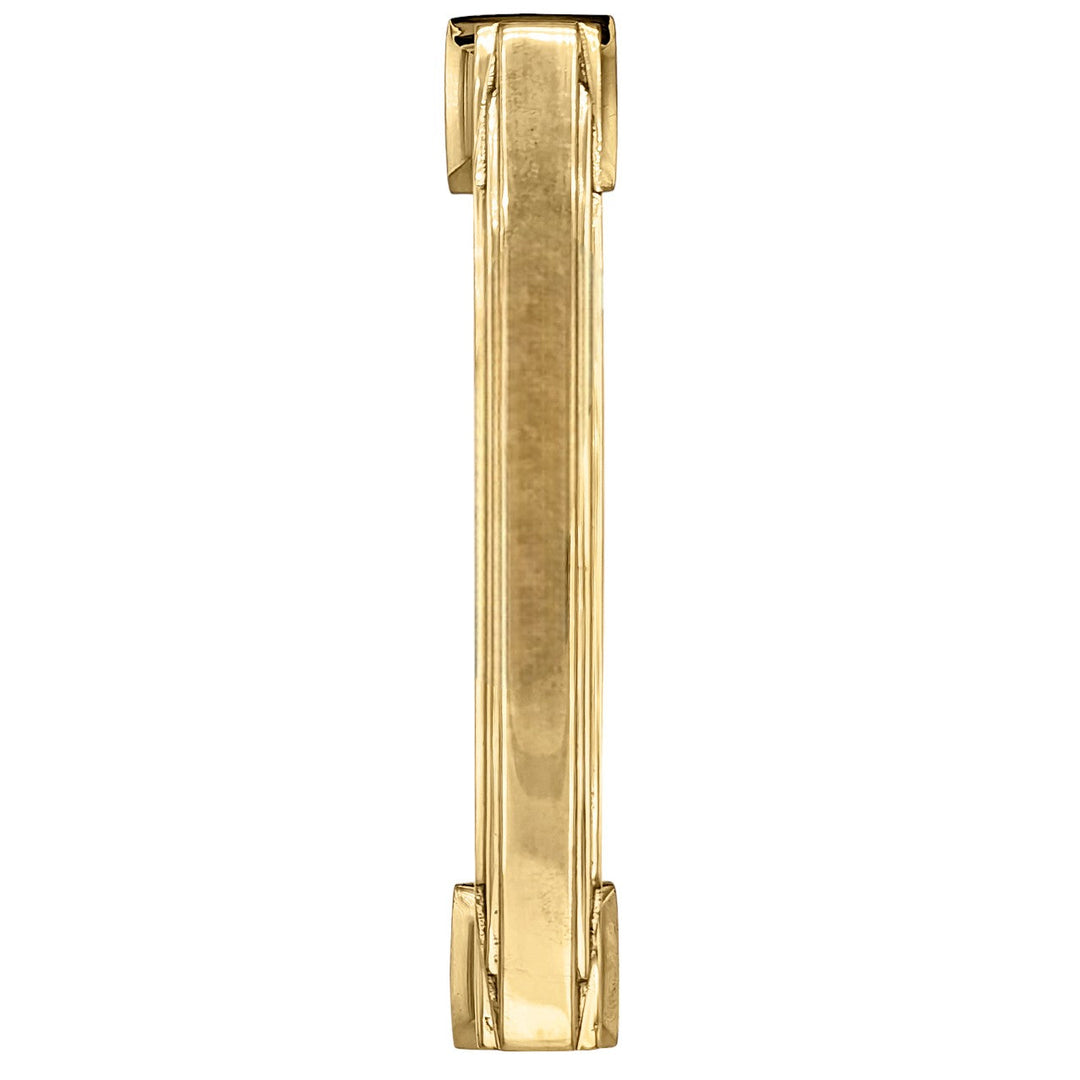 ##Antique Hardware## 7 Inch Solid Brass Art Deco Skyscraper Pull (Several Finishes Available)