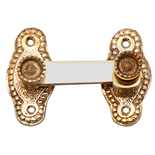 ##Antique Hardware## 3 Inch Solid Brass Victorian Cabinet Latch (Several Finishes Available)