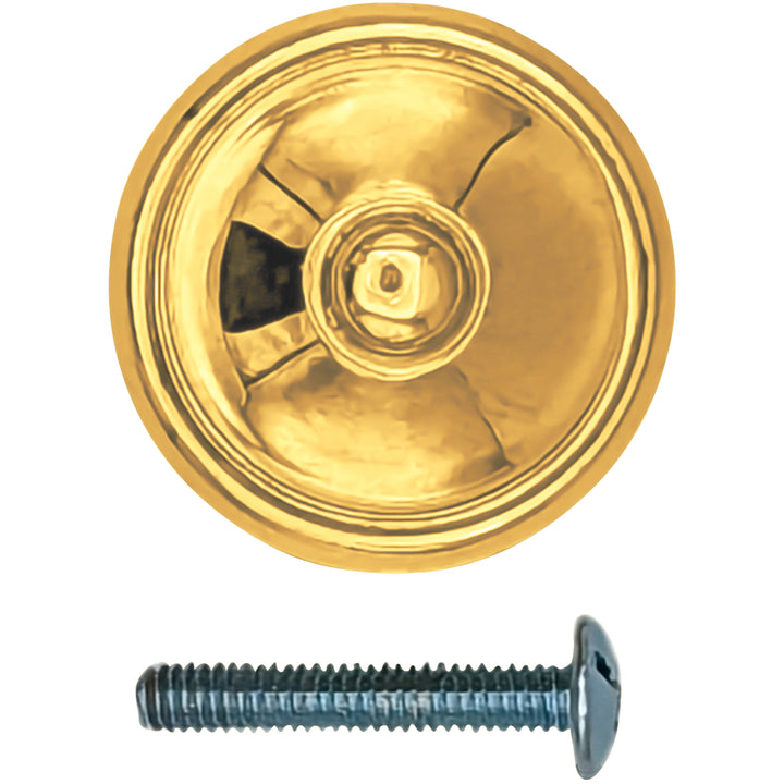 1 1/4 Inch Antique Colonial Button Cabinet & Furniture Knob