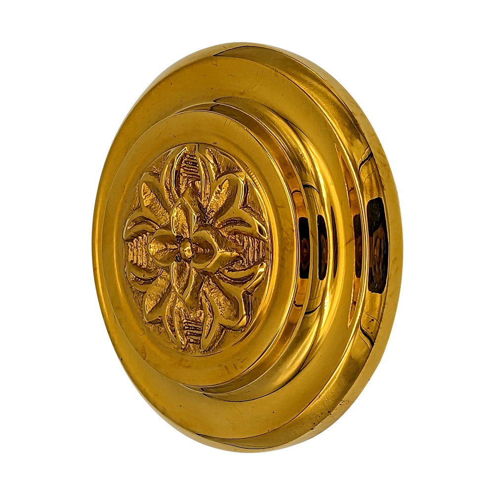 ##Antique Hardware## 3 3/8 Inch Fleur De Lis French Oversized Knob (Several Finishes Available)