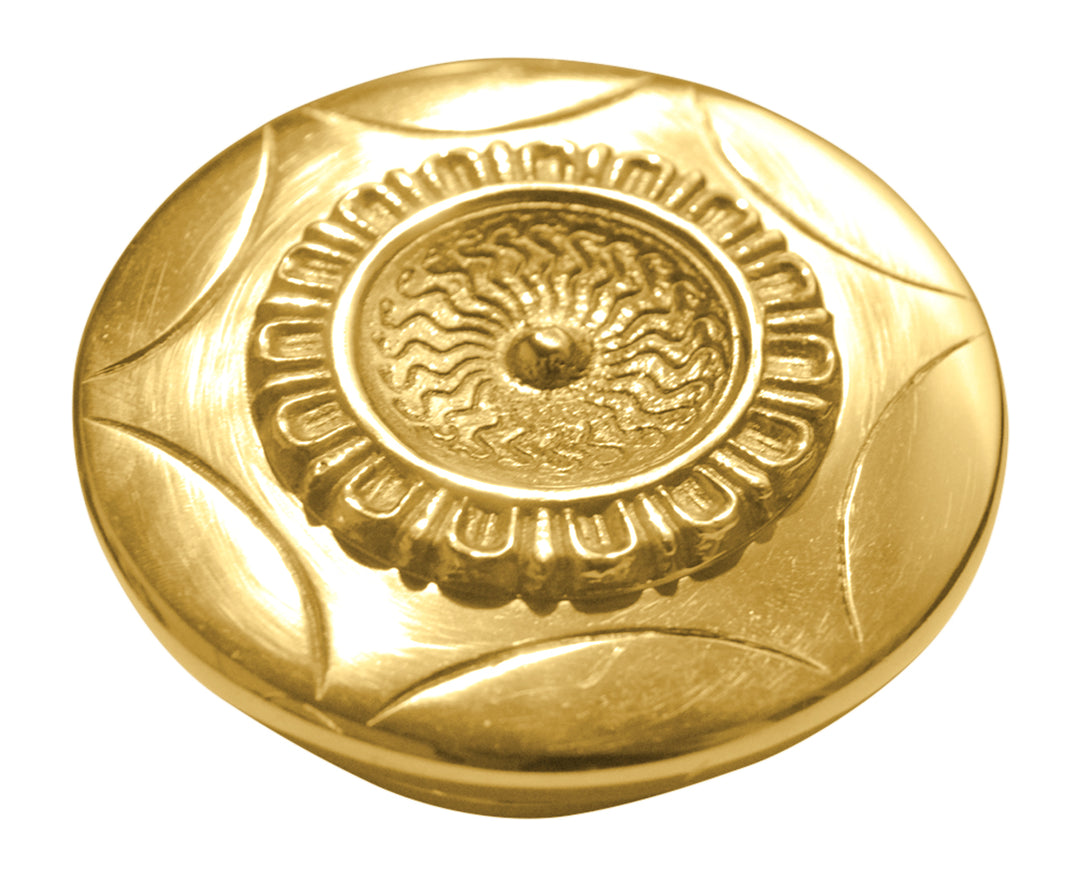 3 1/4 Inch Sundial French Oversize Knob (Several Finishes Available)