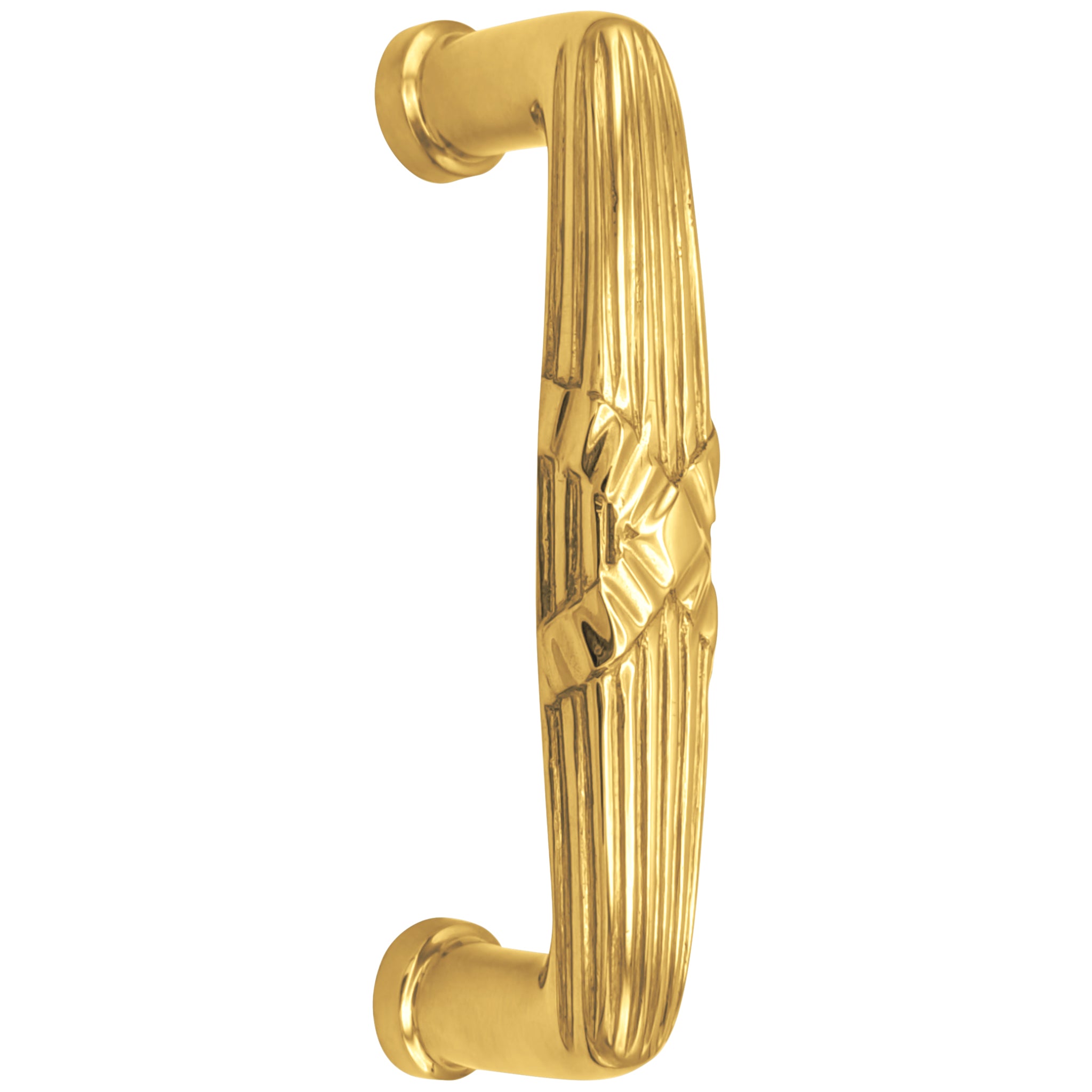 7 inch Overall (6 inch C-C) Ribbon & Reed Pull (Several Finishes Avail ...