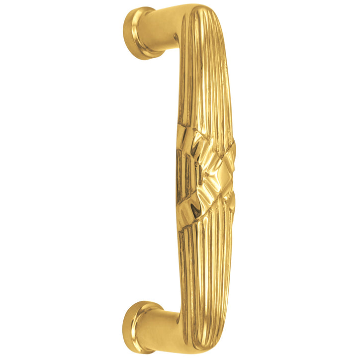 7 inch Overall (6 inch C-C) Ribbon & Reed Pull (Several Finishes Available)