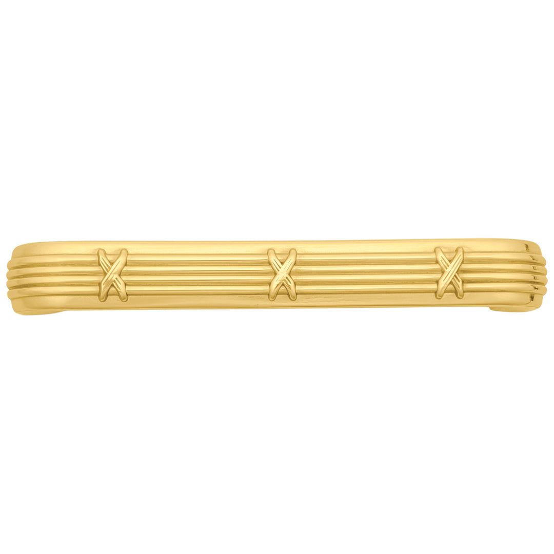 5 Inch Ribbon & Reed Trellis Cabinet Pull (Several Finishes Available)
