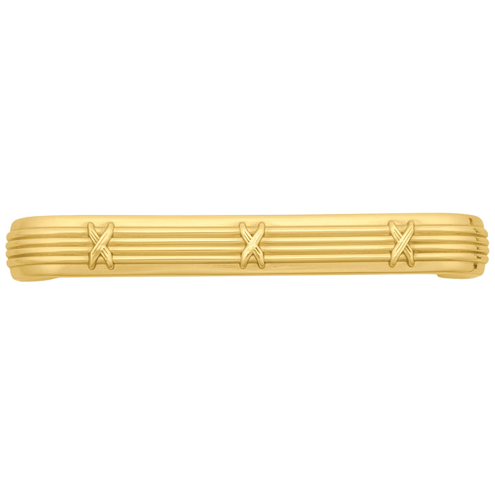 5 Inch Ribbon & Reed Trellis Cabinet Pull (Several Finishes Available)