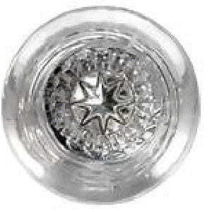 ##Antique Hardware## Eastlake Rosette Door Set with Crystal Round Door Knobs (Several Finishes Available)