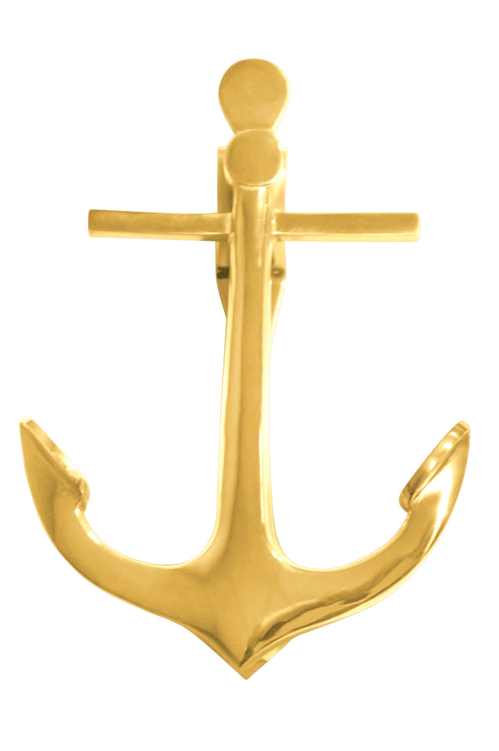 Nautical Anchor 5 3/4 Inch Brass  Door Knocker (Several Finishes Available)