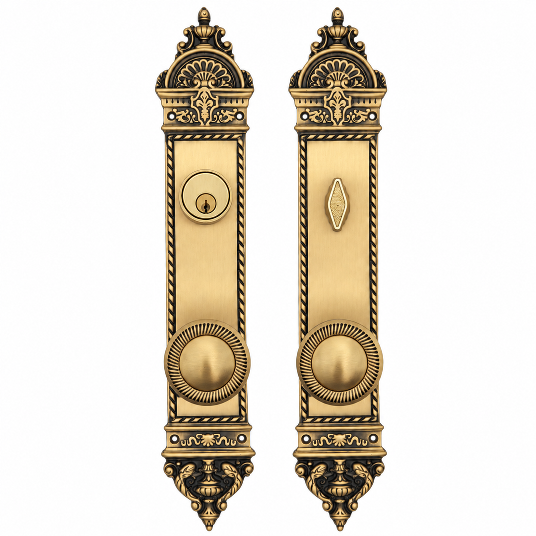L'Enfant Style Single Door Entryway Set (Several Knob & Finish Options Available)